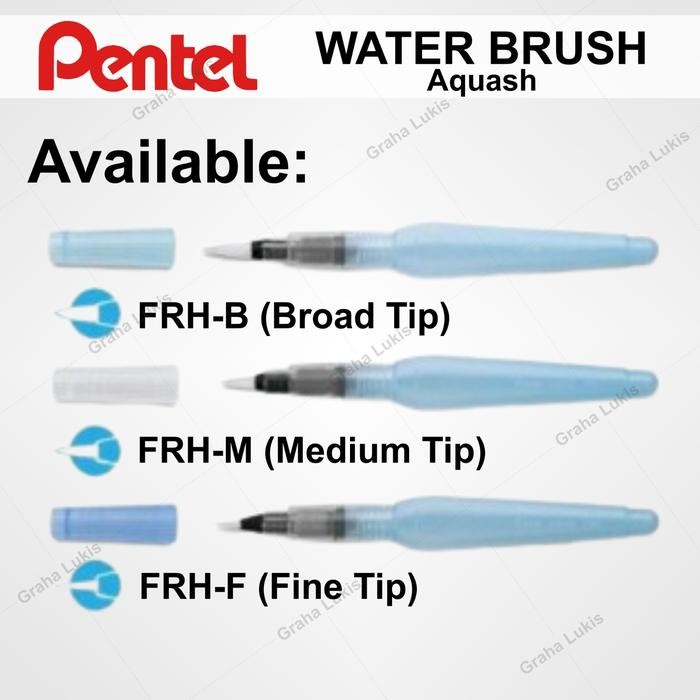 

ready stok pentel aquash water brush - medium original