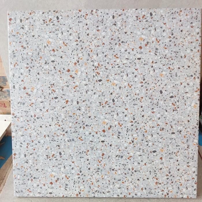 Keramik 50X50 Motif Terazzo (Kasar)/ Keramik Lantai Kamar Mandi Terazo