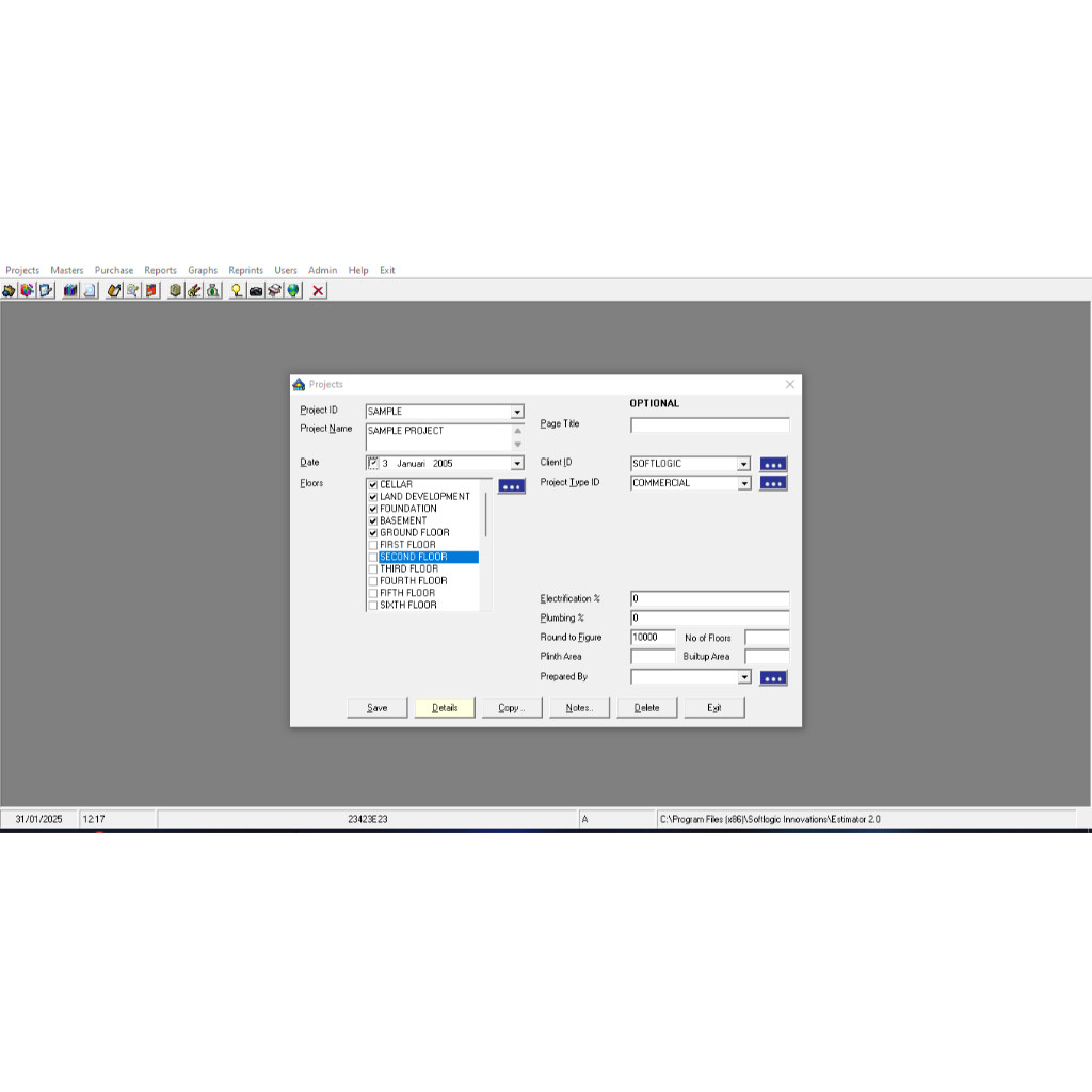 Software Management proyek Kontraktor Estimator 2.0