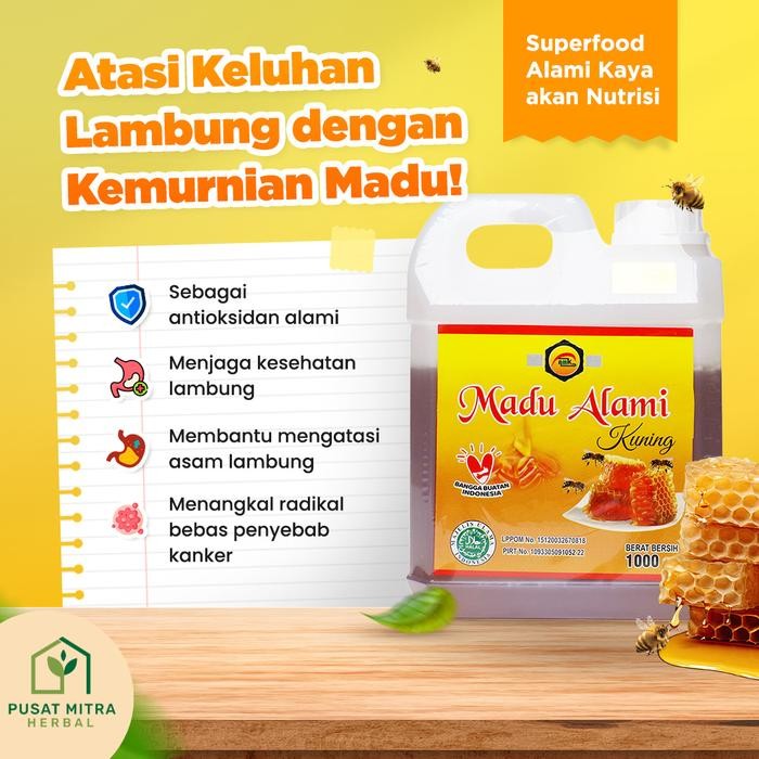

Terlaris- Madu Kuning Alami Amk 1Kg -Gratisongkir