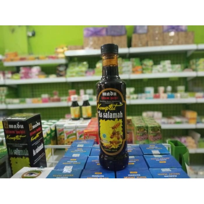 

Terlaris- Madu Hitam Pahit Plus Propolis As Salamah Atasi Kelenjar Getah Bening -Gratisongkir