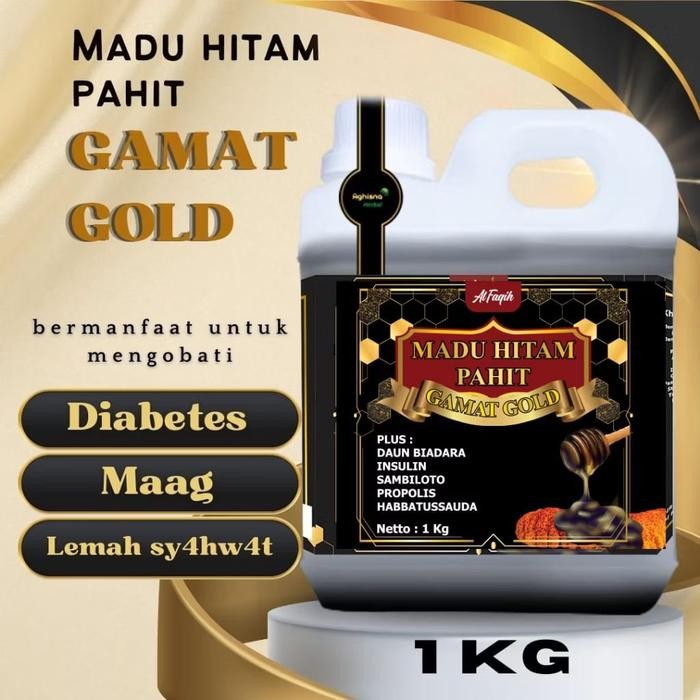 

Terlaris- Madu Hitam Pahit Gamat Gold Al Faqih 1Kg Atasi Masalah Lambung Dan Diabetes Honey Herbal