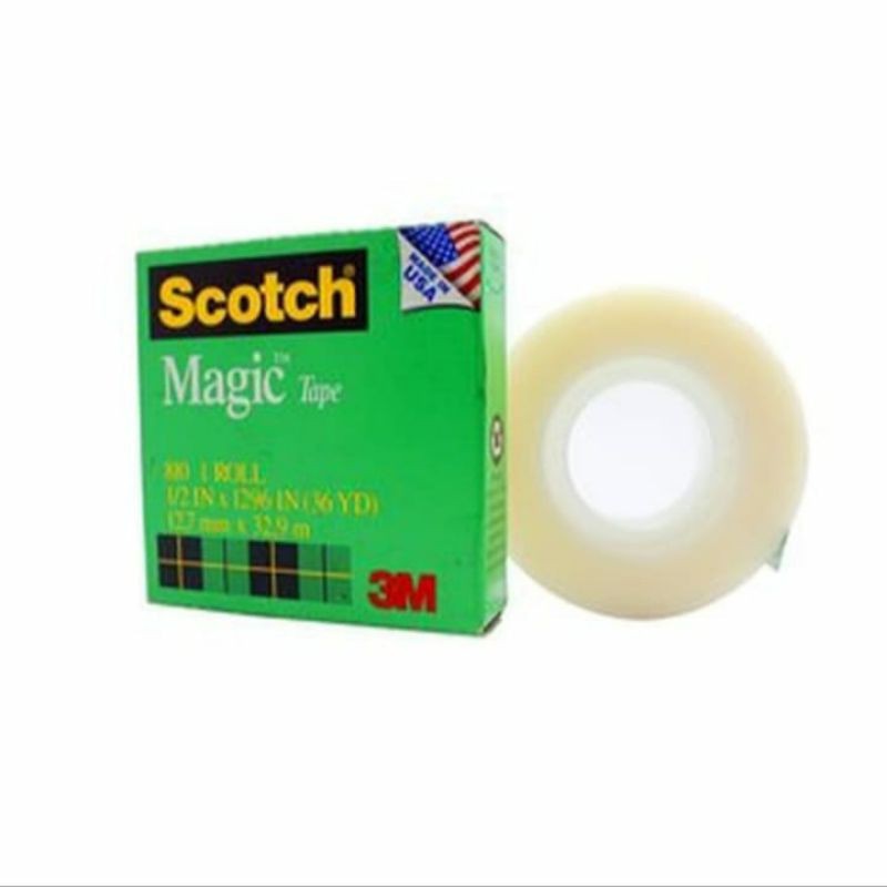 

3M scotch magic tape 1/2" x 36y 810