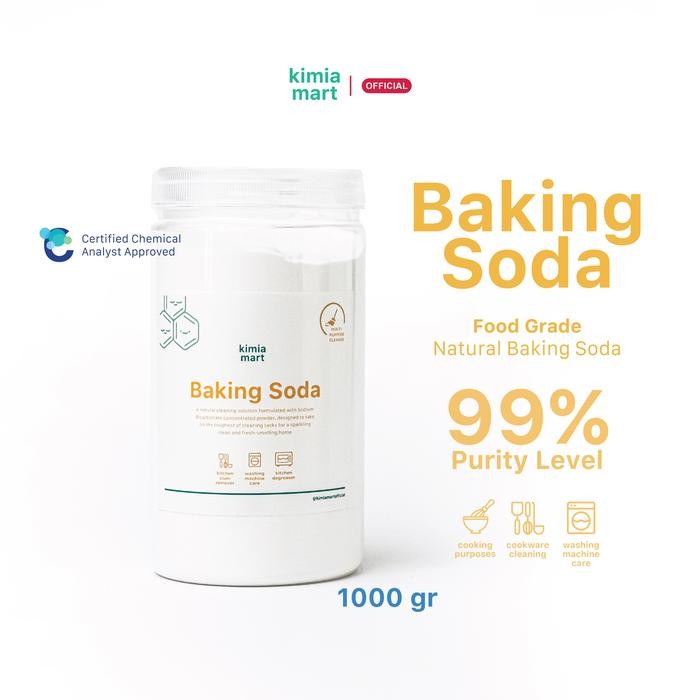 

Kualitas No1 Kimiamart Cleaning Soda - Sodium Bicarbonate Pembersih Multifungsi Food Grade 1000 Gr