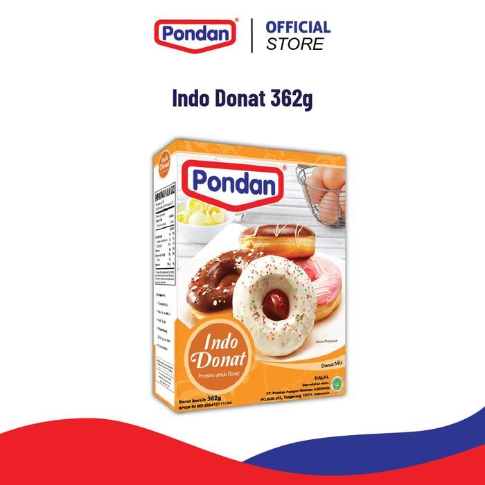 

Kualitas No1 Pondan Premiks Indo Donut 362 G (Donat)