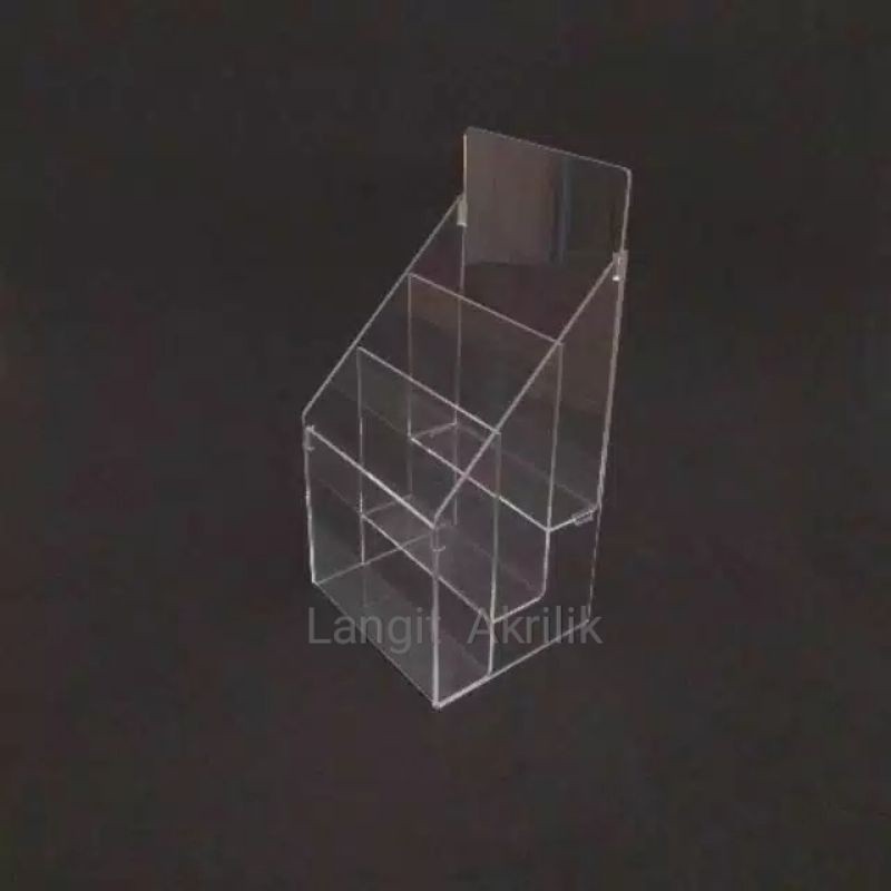 

Acrylik display brosur 10 x 21(1/3 A4) 3 susun
