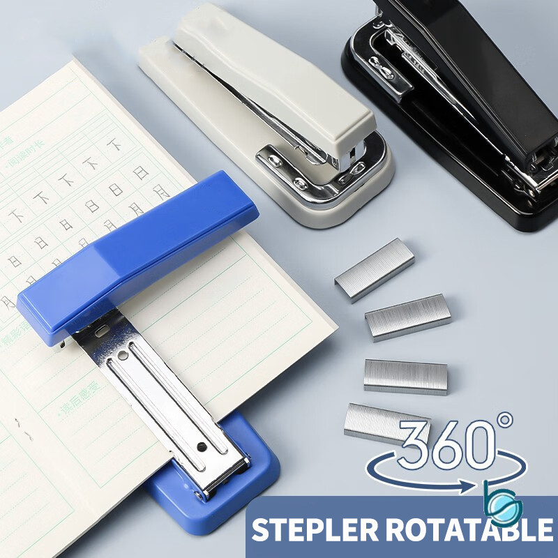 

Triple Stapler stepler rotatable/stapler max Rotatable 360/Dapat dijepit 25 Lembar-Best Stationary