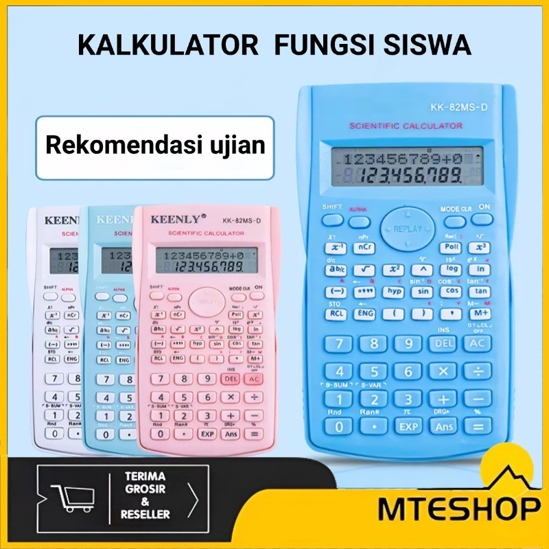 

MTE Kalkulator Sekolah Scientific / Kalkulator Ujian Sin Cos Tan Function 240+
