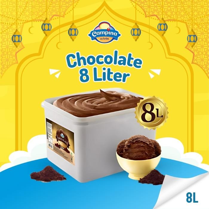 

NewZbgt- Campina 8 Liter Chocolate - Es Krim