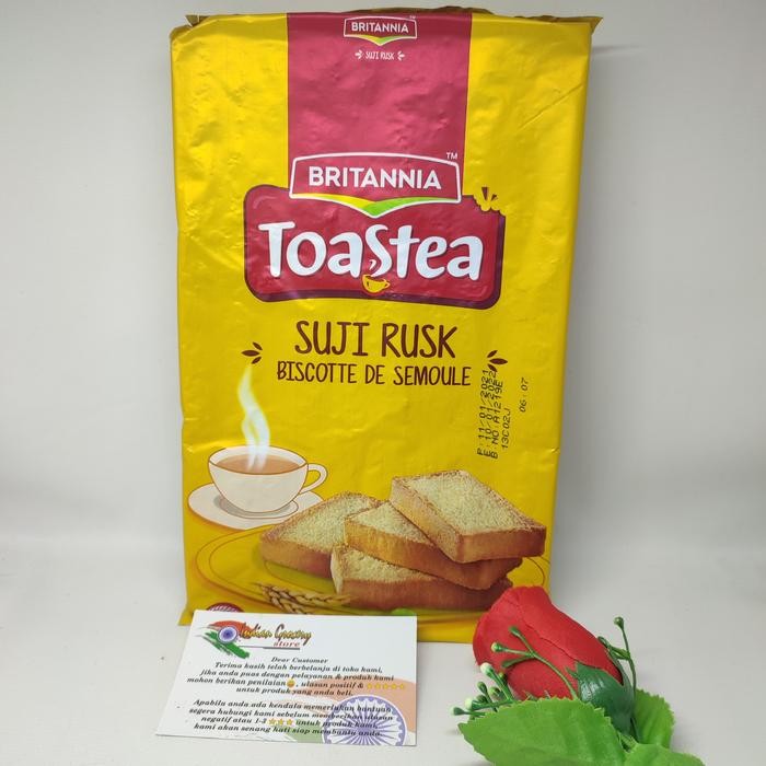 

NewZbgt- SUJI RUSK BISCOTTE DE SEMOULE TOASTEA BRITANNIA 305gram