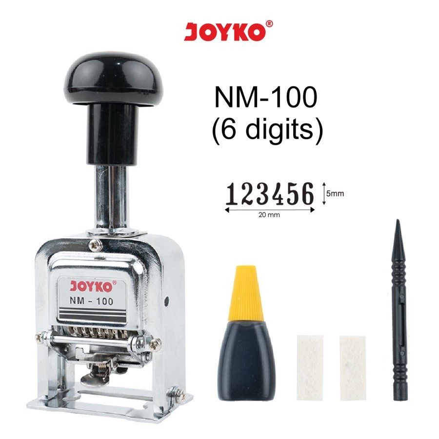 

JOYKO Numerator 6digit/Automatic Number Machine/Stempel Angka Otomatis - JOYKO