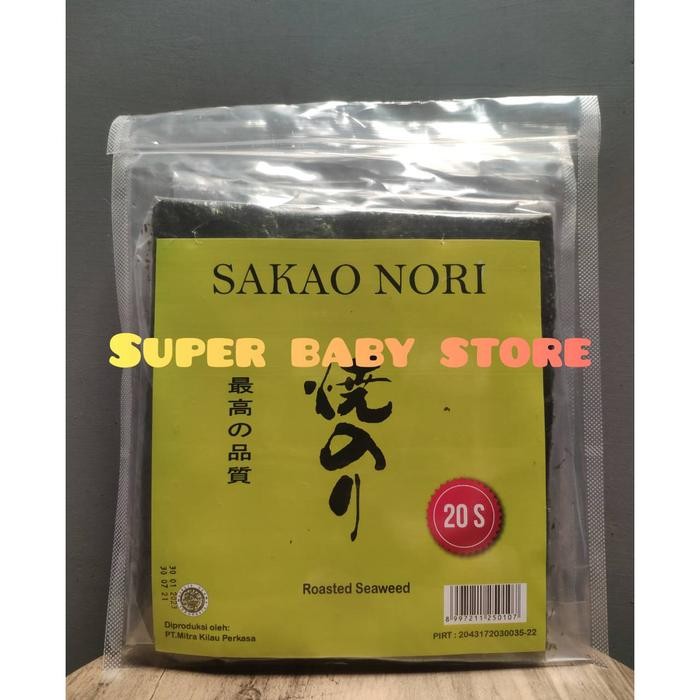 

NewZbgt- Tokinnori Sakao Sushi Nori - Roasted Seaweed - Rumput Laut 20 lembar