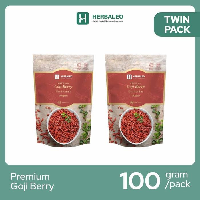 

NewZbgt- Twinpack- Herbaleo Premium Goji Berry 100 gram ( Kice Premium )