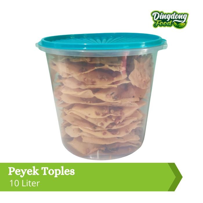 

NewZbgt- Peyek Teri Kacang Tanah Rebon Kacang Hijau Fresh Homemade Toples 10L