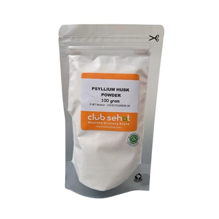 

NewZbgt- Club Sehat Psyllium Husk Powder Murni Halus 100gr Serat alami Serat untuk diet