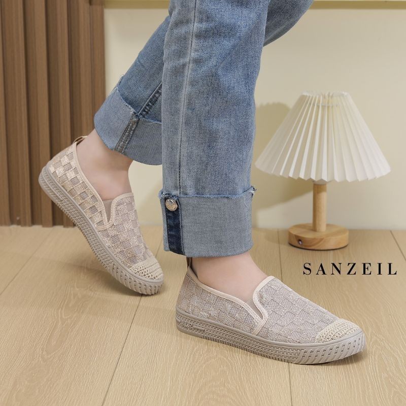 Cuci Gudang  Sanzeil Espa - Sepatu Slip On Wanita Fashion Casual Trendy Shoes 20256