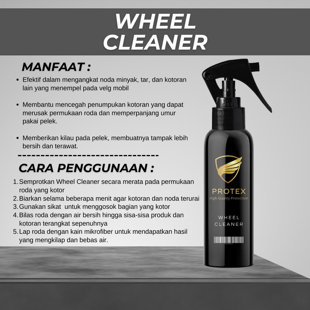 Pembersih Kerak Velg Iron Remover - Formula Kuat, Aman Untuk Velg Mobil & Motor / Wheel Cleaner By