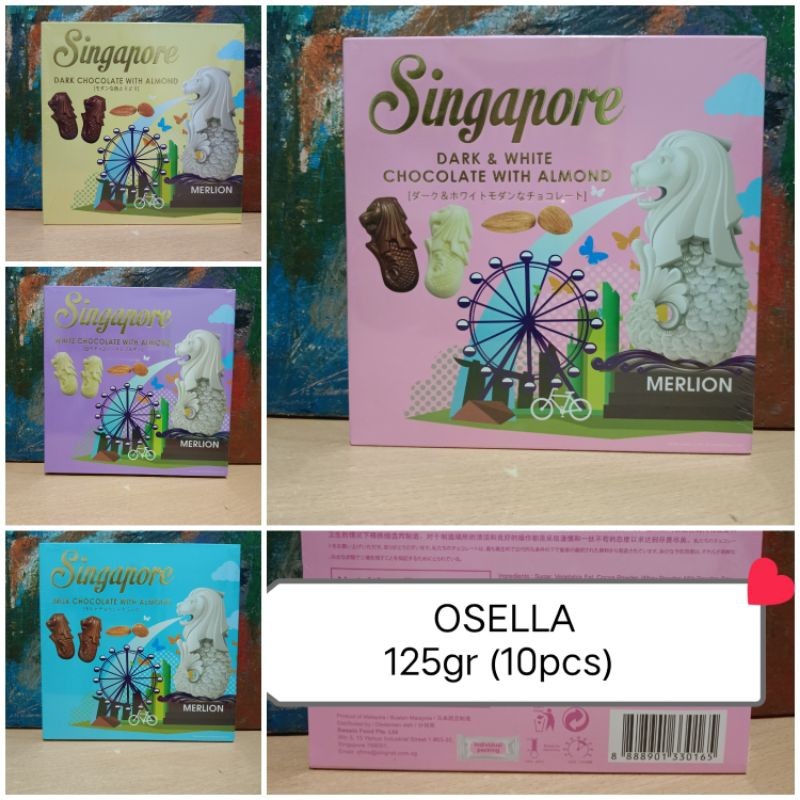 

COKLAT MERLION SINGAPORE BOX125GR OSELLA