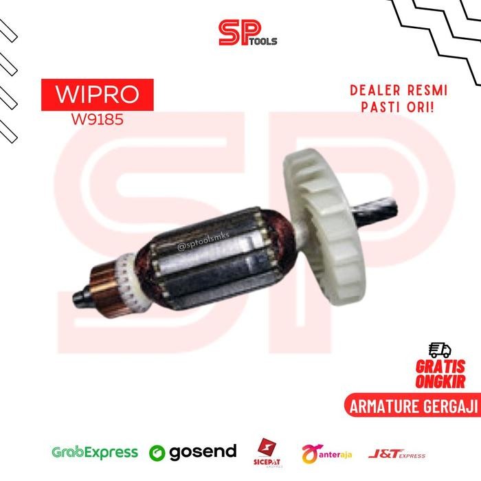 SPAREPART ARMATURE ANGKER GERGAJI CIRCULAR SAW WIPRO W9185