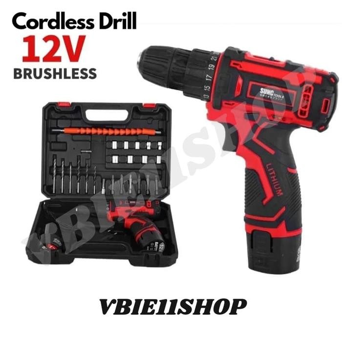 Cordless Drill 12 V Brushless Sunc Tools
