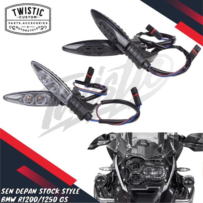PREMIUM Lampu Sen Sein Depan LED OEM Stock Style Set Bracket Motor BMW R1200GS R1200 K50 K51 R nine