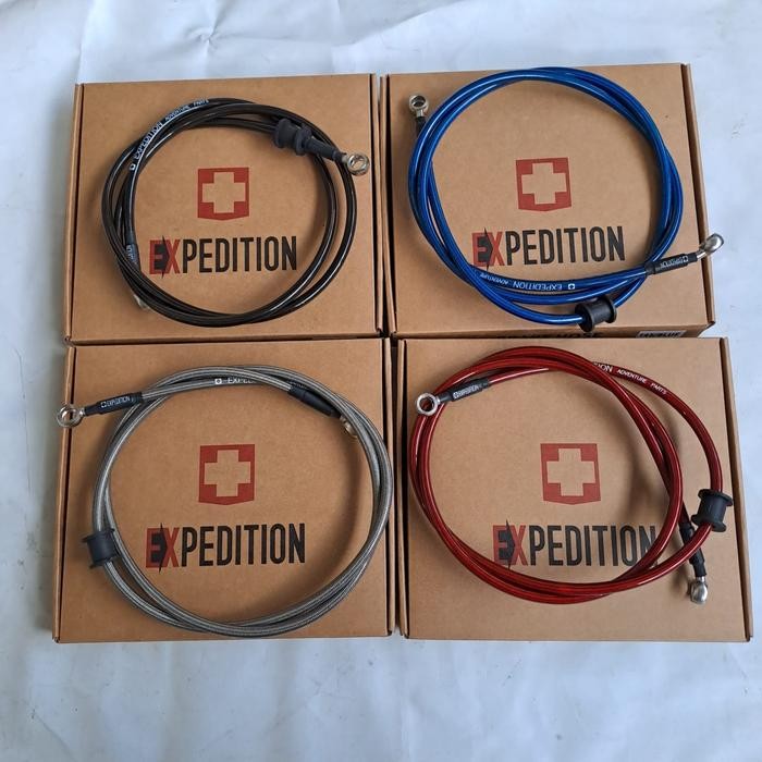 PREMIUM selang rem expedition depan klx / dtracker crf 150 wr 155 slang rem