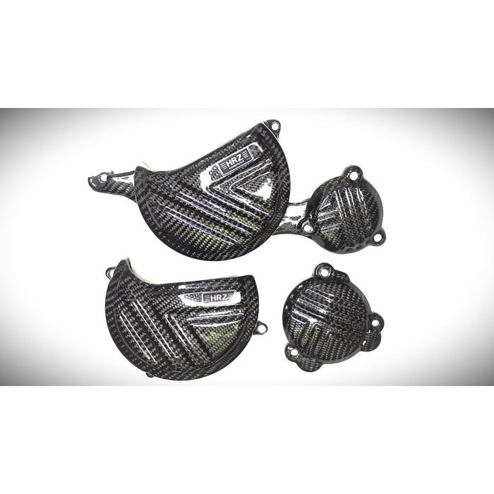 PREMIUM Cover Mesin KLX 140 dan KLX 150 Full Carbon