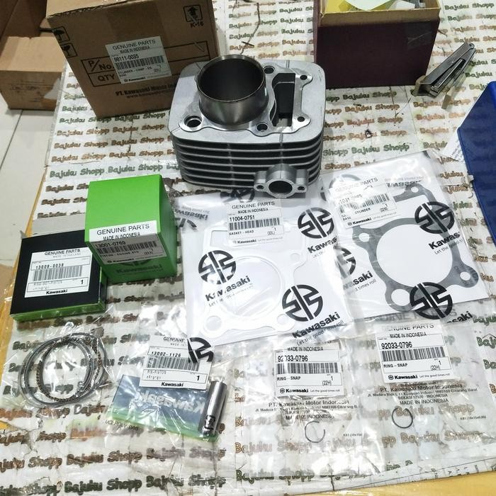 PREMIUM paket blok piston set standar klx 150 bf original