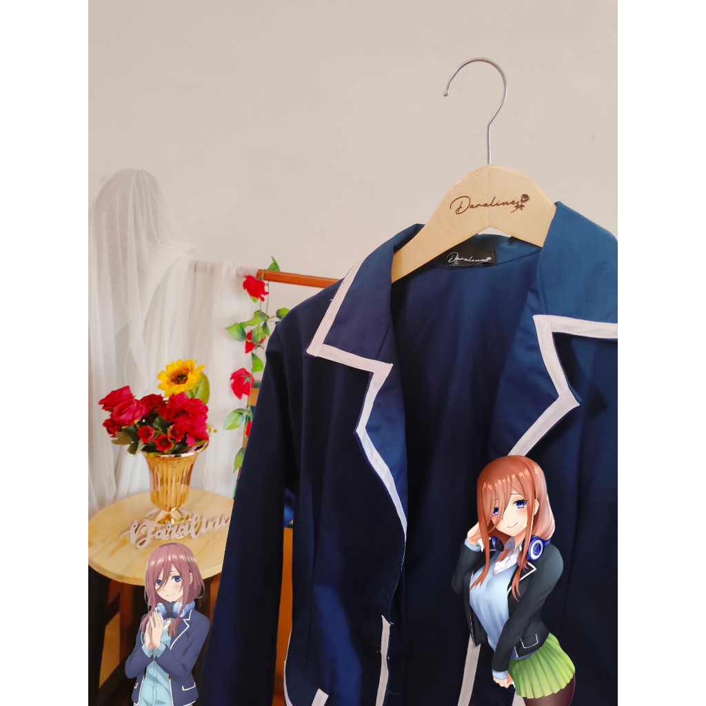 Ready Kostum Cosplay Miku Nakano Original