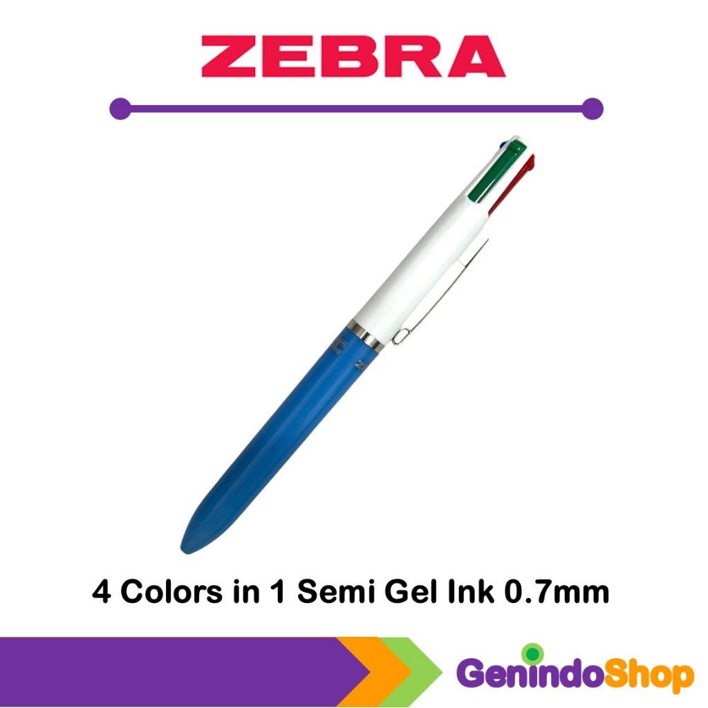 

UM1 Pulpen 4 Warna Zebra A4C Semi Gel Ink