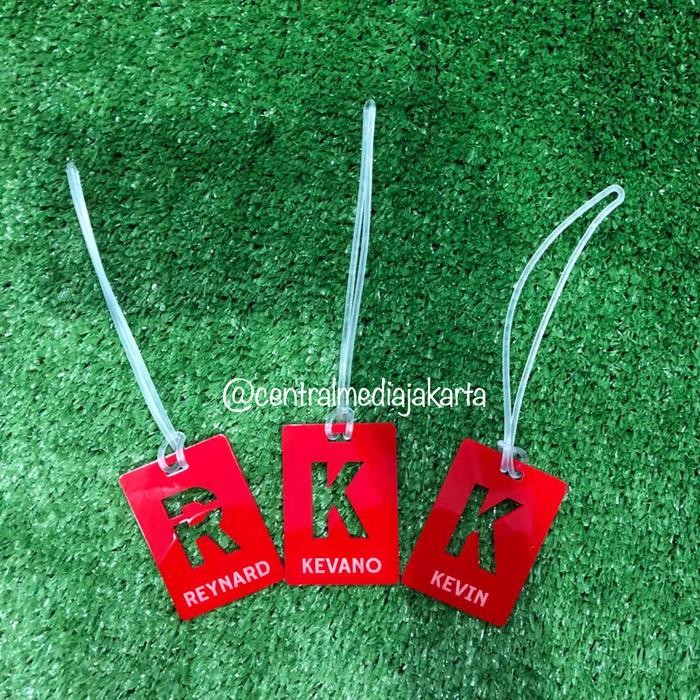 Bag Tag Acrylic Luggage Tag Custom Bag Tag Nama Acrylic