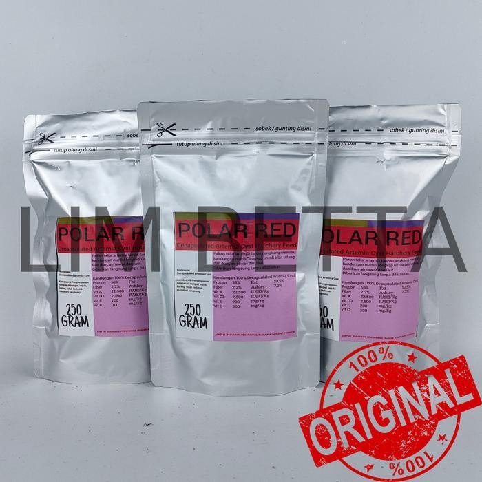 Artemia Polar Red 250Gr / Artemia Polar Red Shell Free