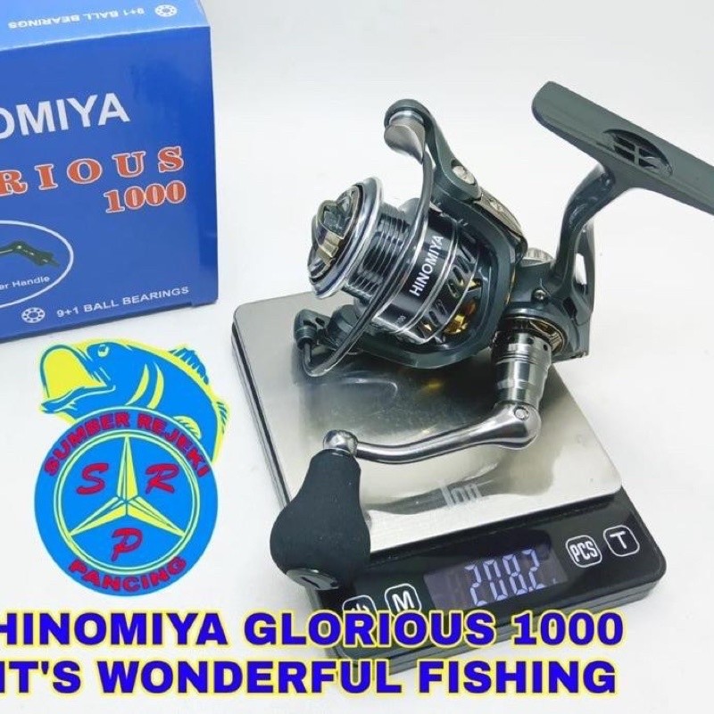Reel HINOMIYA Glorious 1000 3000 Power Handle WE