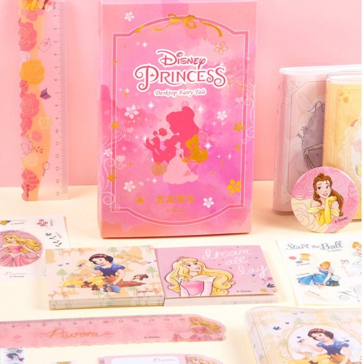

UM1 Blind Box Stationery Karakter Princess Ariel Aurora Belle Elsa Jasmine Rapunzel Cinderella Snow