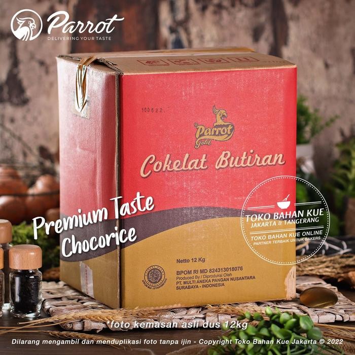 

Meses Parrot GOLD Cokelat DUS 12kg Meises Coklat Premium Mesis Choco