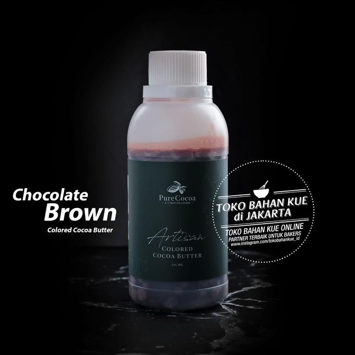 

Pure Cocoa Artisan Chocolate Coloring Cocoa Butter Warna BROWN Cokelat