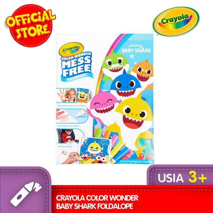 

CRAYOLA Color Wonder BABY SHARK Foldalope