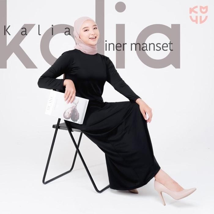 Mosya- Koyu Hijab Iner Manset Dress Jersey Kalia
