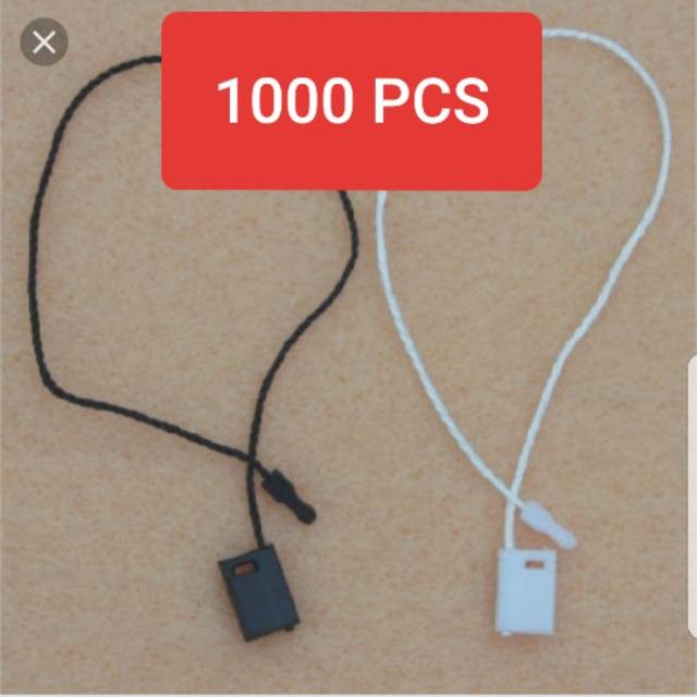 

Tali Hangtag Handtag Hantag Hang tag Merk warna Hitam dan Putih isi +- 1000 Kualitas Terbaik