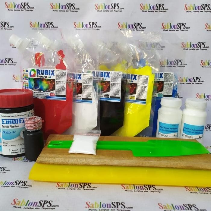 

TERLARIS PAKET SABLON PEMULA PLASTISOL TANPA SCREEN