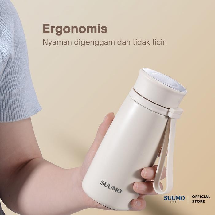 Suumo Tumbler Cangkir Termos Mini Portabel 300Ml Stainless Steel 304