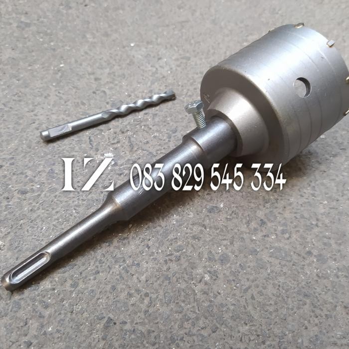 Mata bor pelubang tembok beton 4 inch Hole saw Drill WIPRO TCT 100 mm