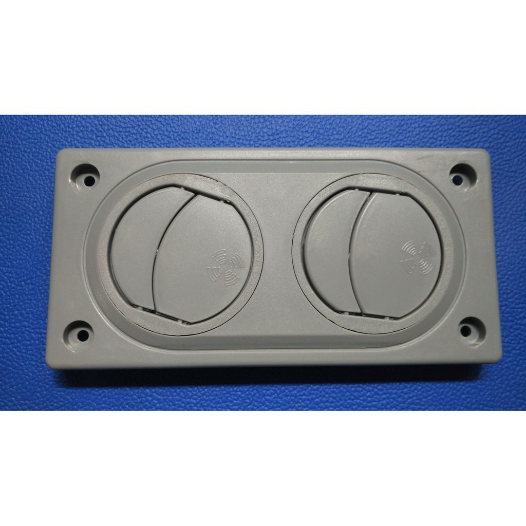 AYOOOLLARIZSS 2 Lubang Kisi Ac Bus / Ac Louver Bus / Ventilation Tutup Bus Universal