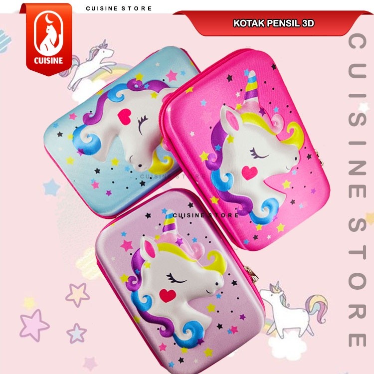 

[COD] Kotak Pensil 3D Timbul EVA UNICORN STAR WARS 22 CM Tempat Pensil Pulpen anak Sekolah / Pencil