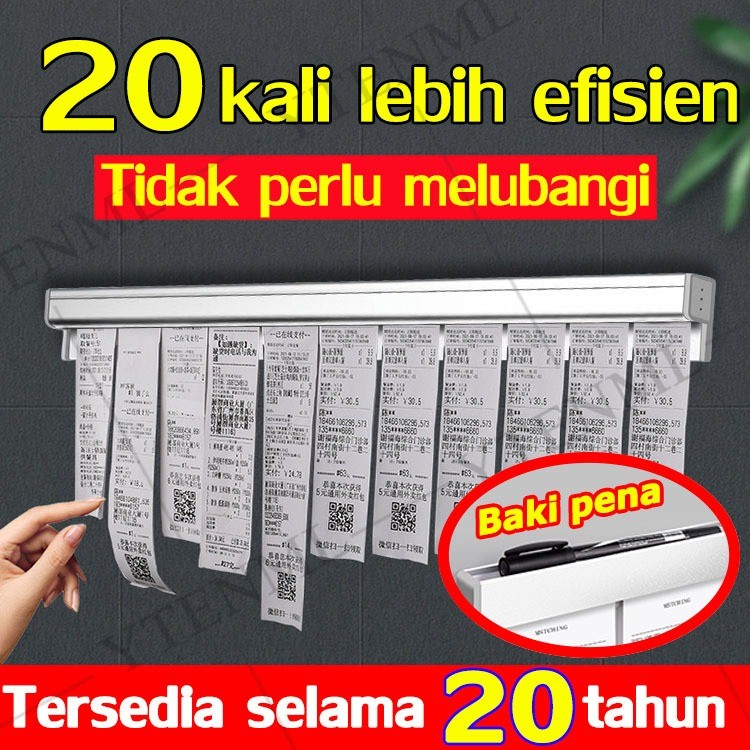 

Bill Holder Receipt Holder Capitan Nota Stainless Bill Holder Receipt Holder Penjepit Kertas Bon