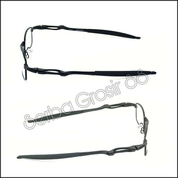 Terlaris Frame Kacamata Minus Pria Model Sport Bahan Metal Besi