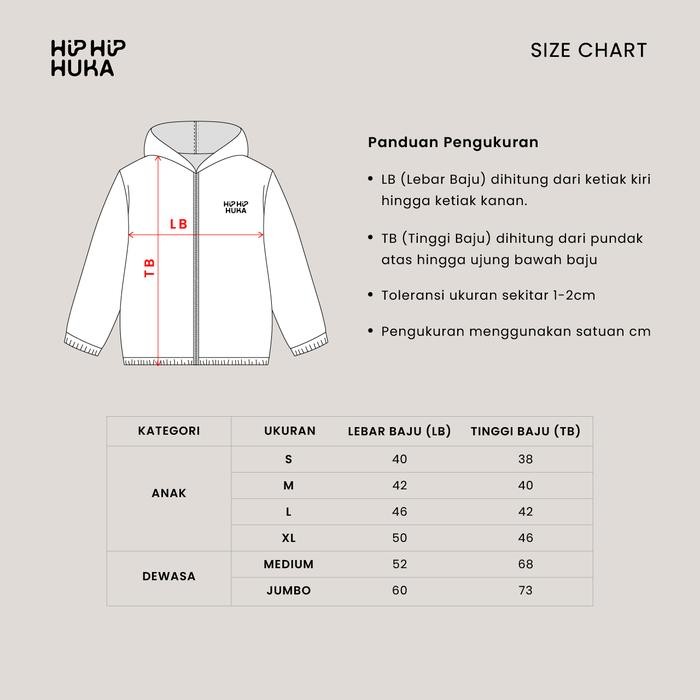 Hiphiphuka - Jaket Couple Keluarga Sweater Hoodie Bapak Ibu Anak Laki Perempuan Sambara Series Asli