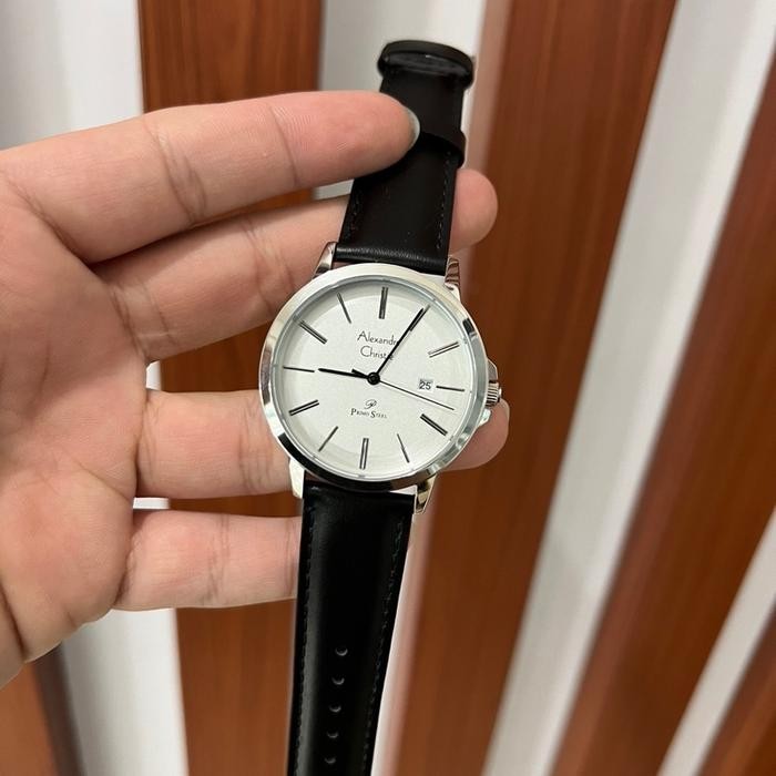 Jam Alexandre Christie Ac1036 Kulit Original Pria Wanita Watches Asli 100%