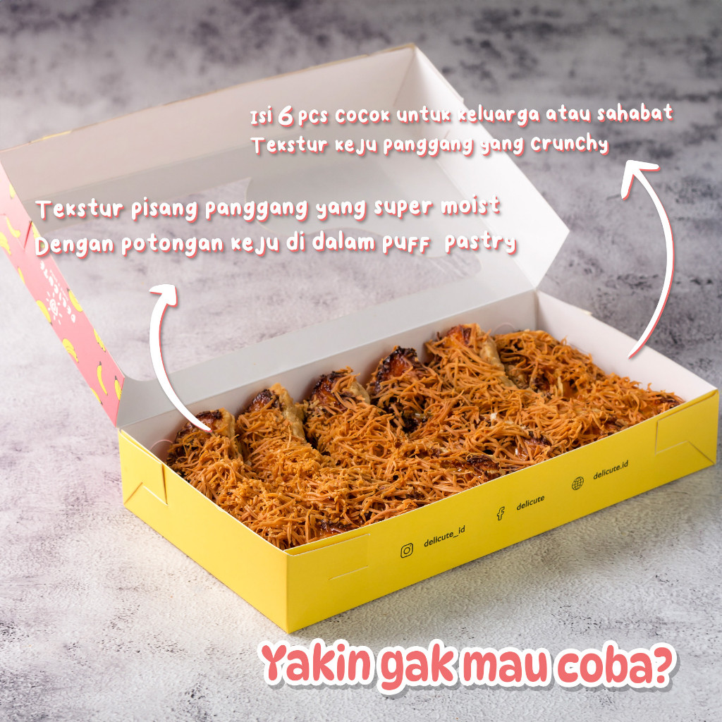 

AYOOOLLARIZSS!! BANANA CRISPY DELICUTE - DENGAN TOPING KEJU PANGGANG