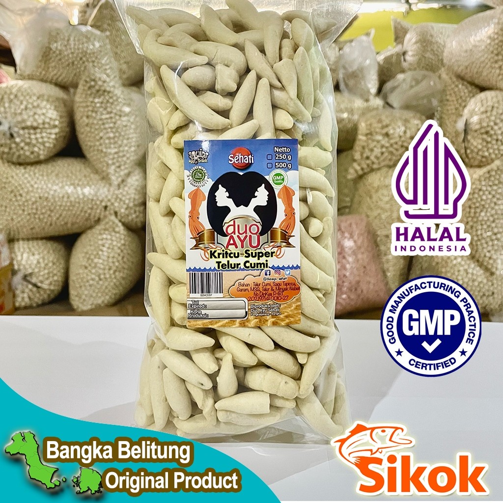 

AYOOOLLARIZSS!! KERITCU SUPER TELUR CUMI DUO AYU SNACK KHAS BANGKA 250gr